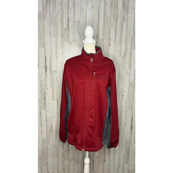 Columbia Men's Titanium‎ Mount Defiance Softshell Jacket Red/Grey Size XL - Picture 1 of 5